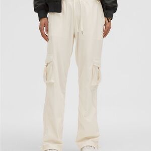 Lululemon Athletica Cream Cargo Joggers